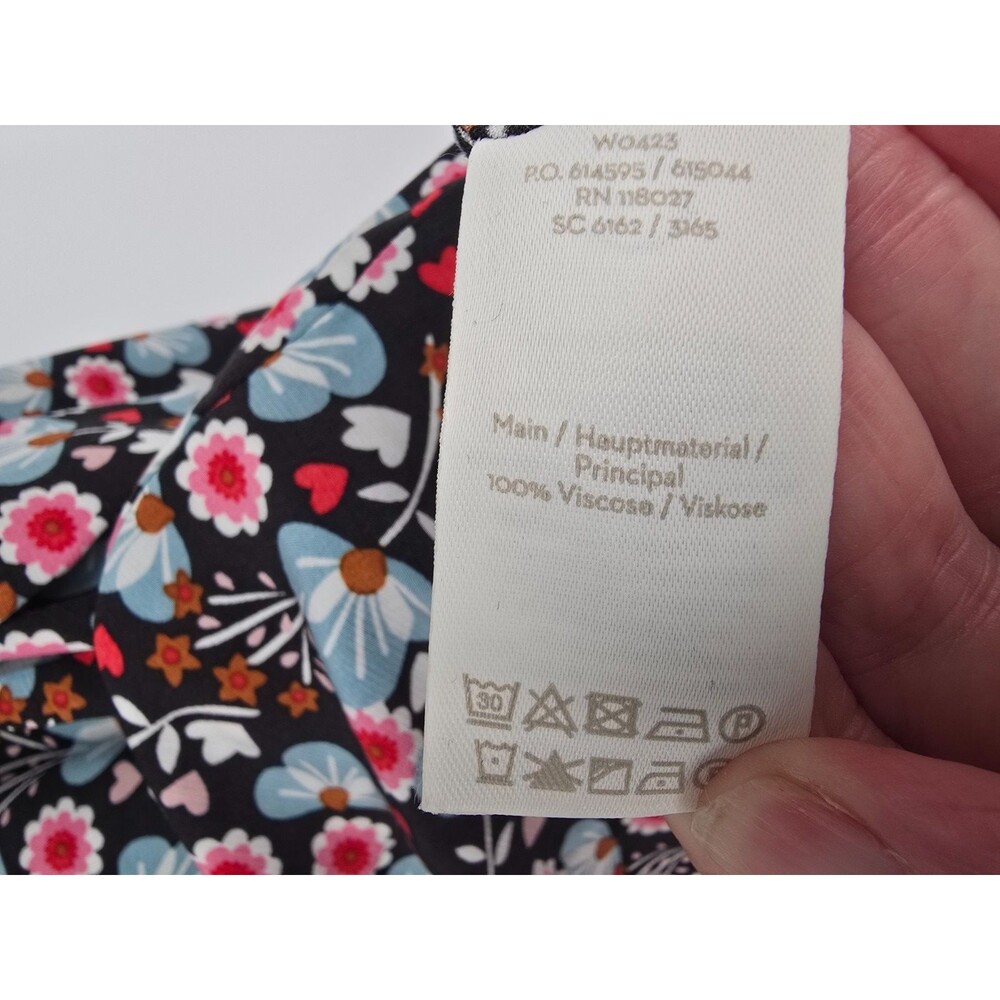 Boden Size 10 Womens Top Romantic Bloom Viola V-Neck Blouse W0423 - Picture 4 of 5